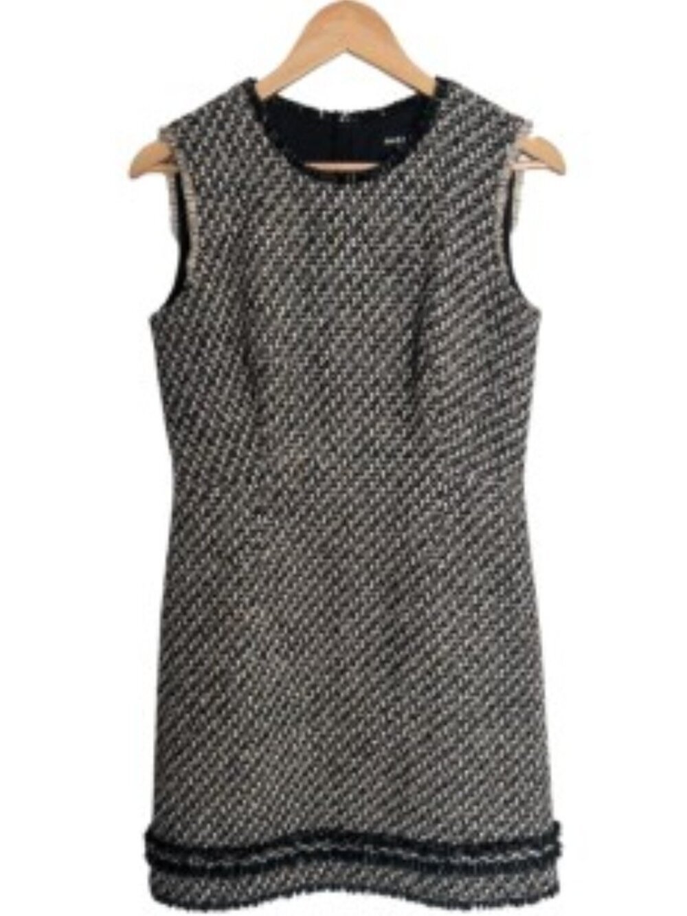 Paule Ka Paris Tweed Shift Dress 40